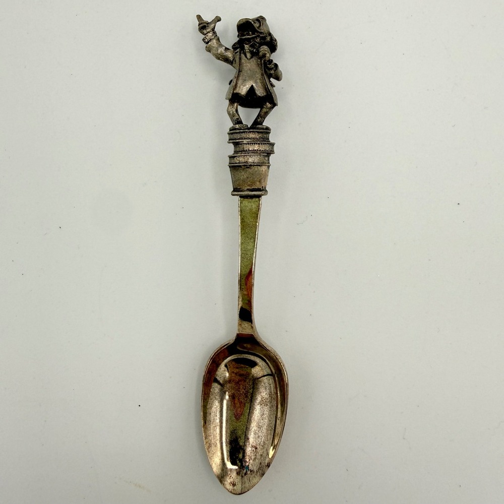 Vintage Disney 1980s Ludwig VonDrake Pewter Silver-Plated Collector Spoon